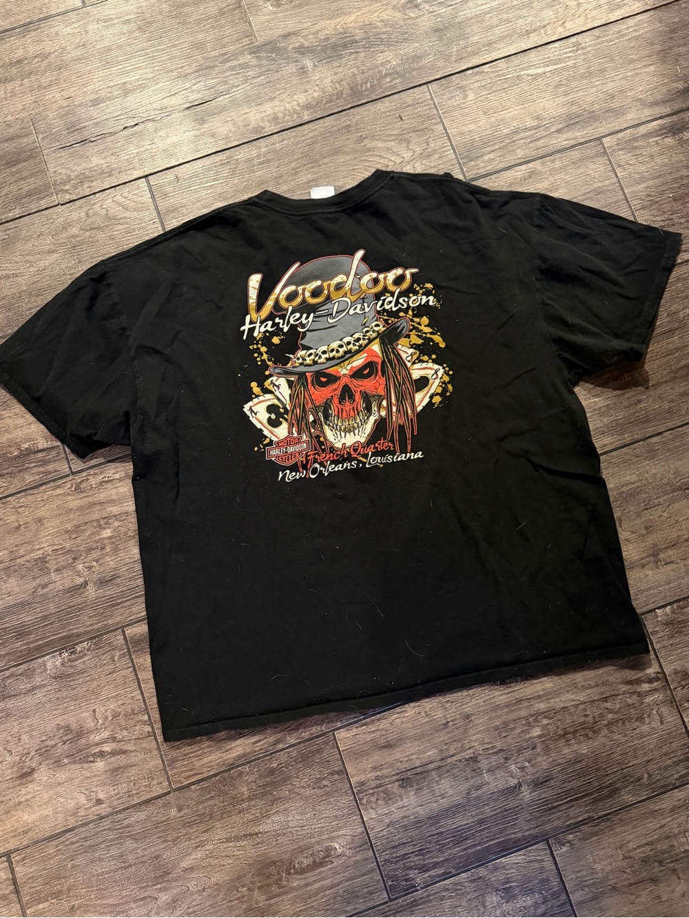 Harley Davidson Voodoo
French Quarter New Orleans Cajun Band T-shirt 3XL Skulls